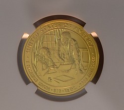2009年 First Spouse サラ・ポーク金貨 MS70