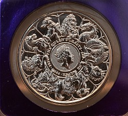 「クイーンズ・ビースト コンプリーター」2オンス銀貨