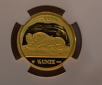 1988年　嘆きのライオン金貨