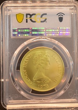 1975年 ケイマン諸島 6人の女王 100ドル金貨