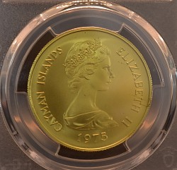 1975年 ケイマン諸島 6人の女王 100ドル金貨